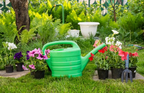 Sustainable garden practices implemented